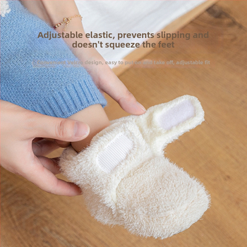 Unisex detské topánky s protišmykovou podrážkou, flísová podšívka, vysoký vrch, zapínanie s prackou