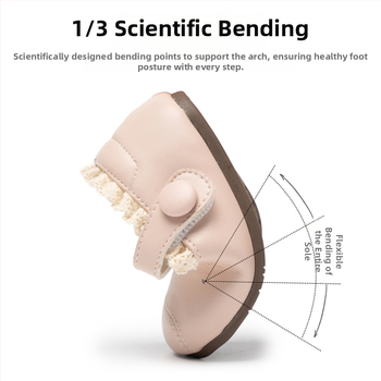 Kožené papučky pre batoľatá na učenie chôdze - protišmyková podrážka, nízky strih, elastická páska, koža ultrafibra, 12–36 mesiacov, princeznovský štýl