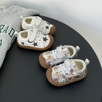 Adidași pentru copii, partea superioară din piele microfibră, închidere Velcro, gleznă joasă, pentru 12–36 luni