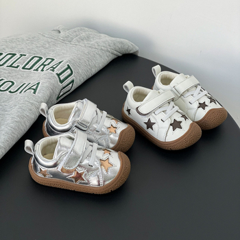 Adidași pentru copii, partea superioară din piele microfibră, închidere Velcro, gleznă joasă, pentru 12–36 luni