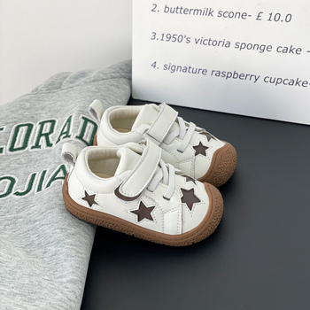 Adidași pentru copii, partea superioară din piele microfibră, închidere Velcro, gleznă joasă, pentru 12–36 luni