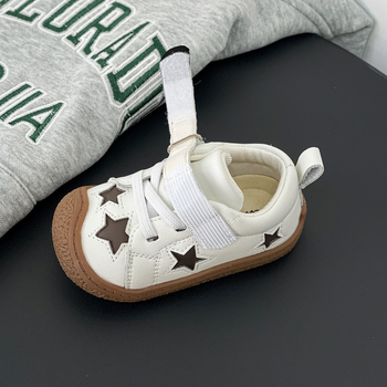 Adidași pentru copii, partea superioară din piele microfibră, închidere Velcro, gleznă joasă, pentru 12–36 luni