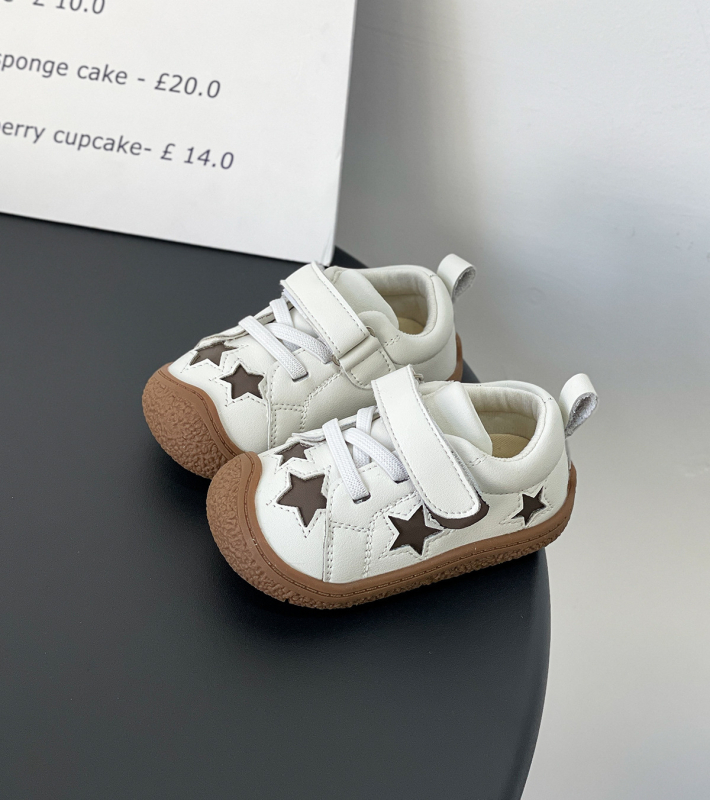 Adidași pentru copii, partea superioară din piele microfibră, închidere Velcro, gleznă joasă, pentru 12–36 luni