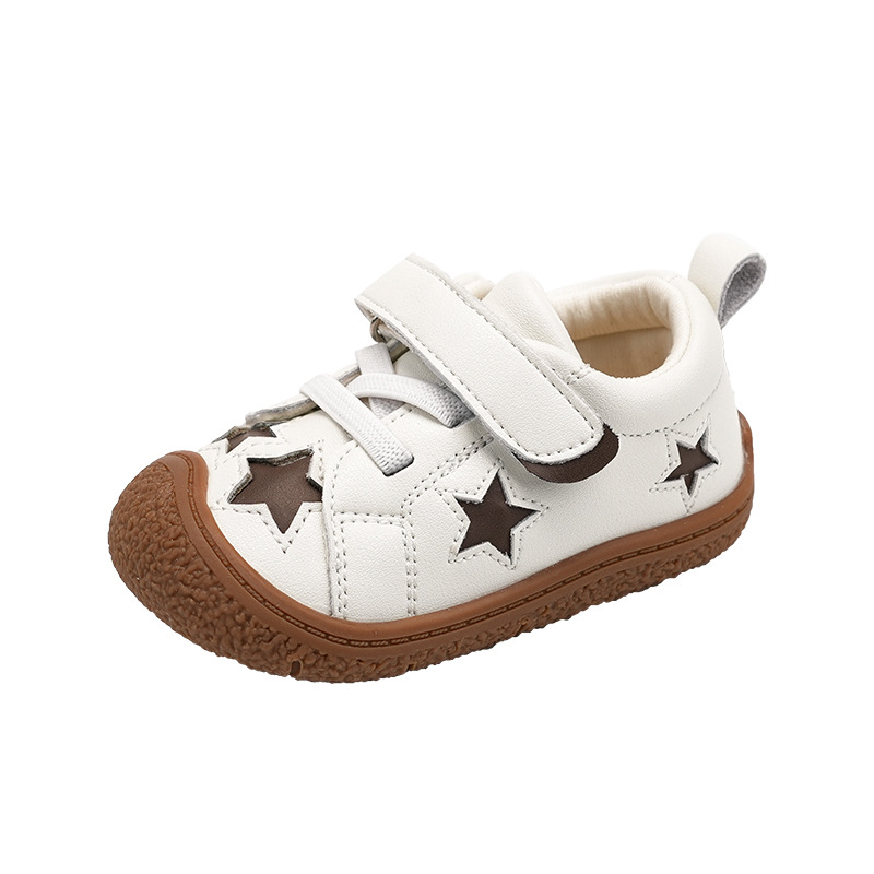 Adidași pentru copii, partea superioară din piele microfibră, închidere Velcro, gleznă joasă, pentru 12–36 luni