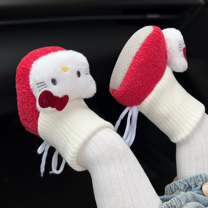 Baba zokni-cipő pamut felsőrész, vastag és meleg, állatmintás, 6–12 hónaposaknak