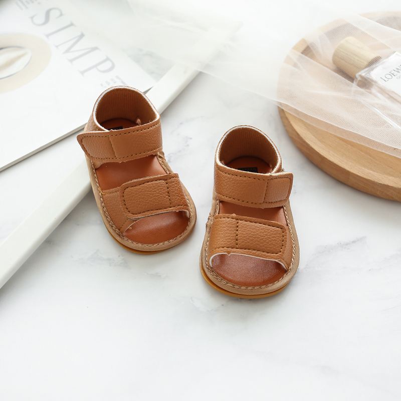 Dječje sandale za bebe 12–48 mjeseci, Velcro zatvaranje, prozračne, protuklizne, gornji dio od umjetne PU