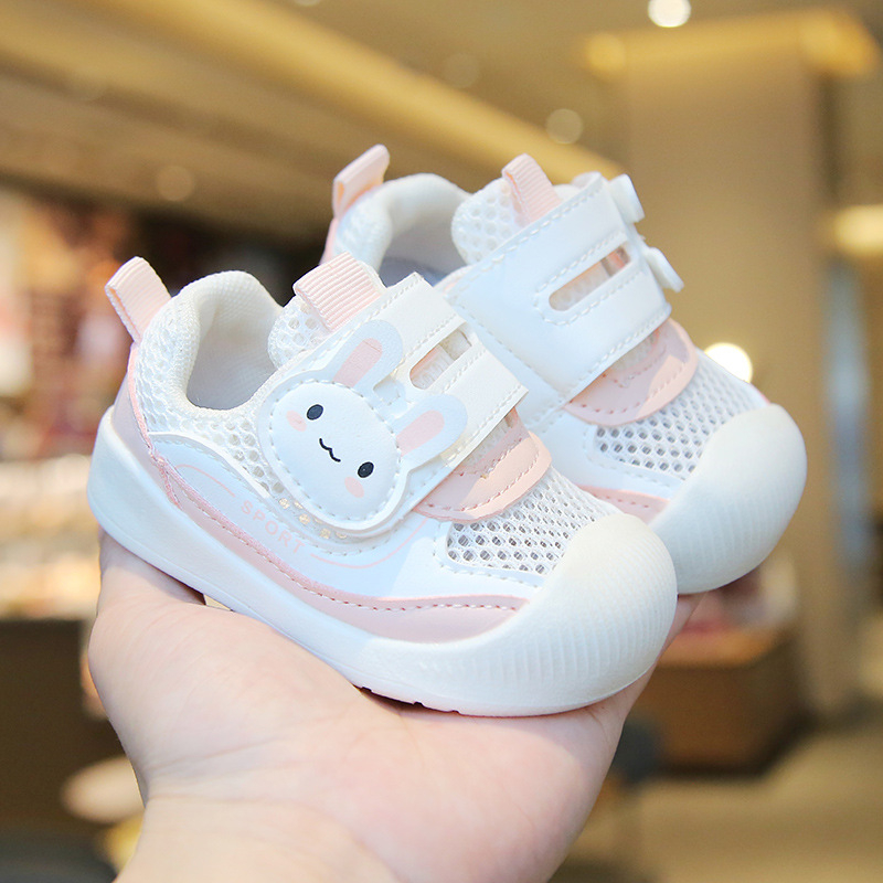 Ljetne mrežaste cipele za bebe s mekom sole, Velcro zatvarač, 12–36 mjeseci