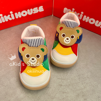 Детски платнени обувки с лепенка, нисък връх, гумена подметка, за възраст 1–6 години
