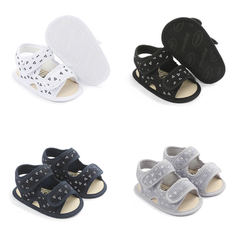Sandale pentru copii, 12-36 luni, stil coreean, partea superioară din pânză, respirante, închidere Velcro