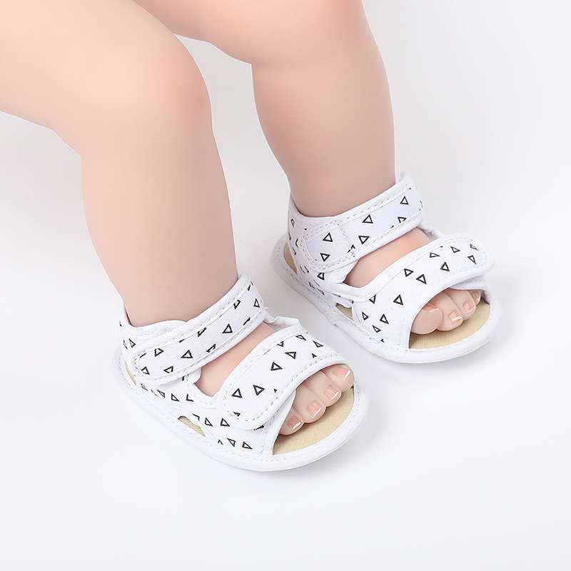 Sandale pentru copii, 12-36 luni, stil coreean, partea superioară din pânză, respirante, închidere Velcro