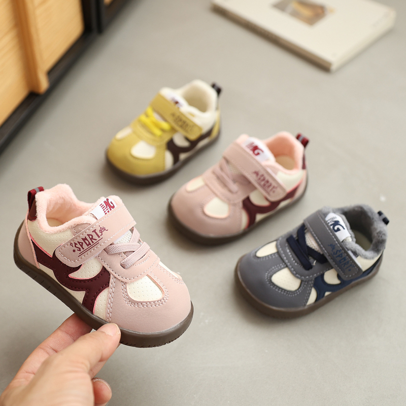 Zimske tenisice za bebe s mekanom potplatom, unisex, tople pamučne cipele