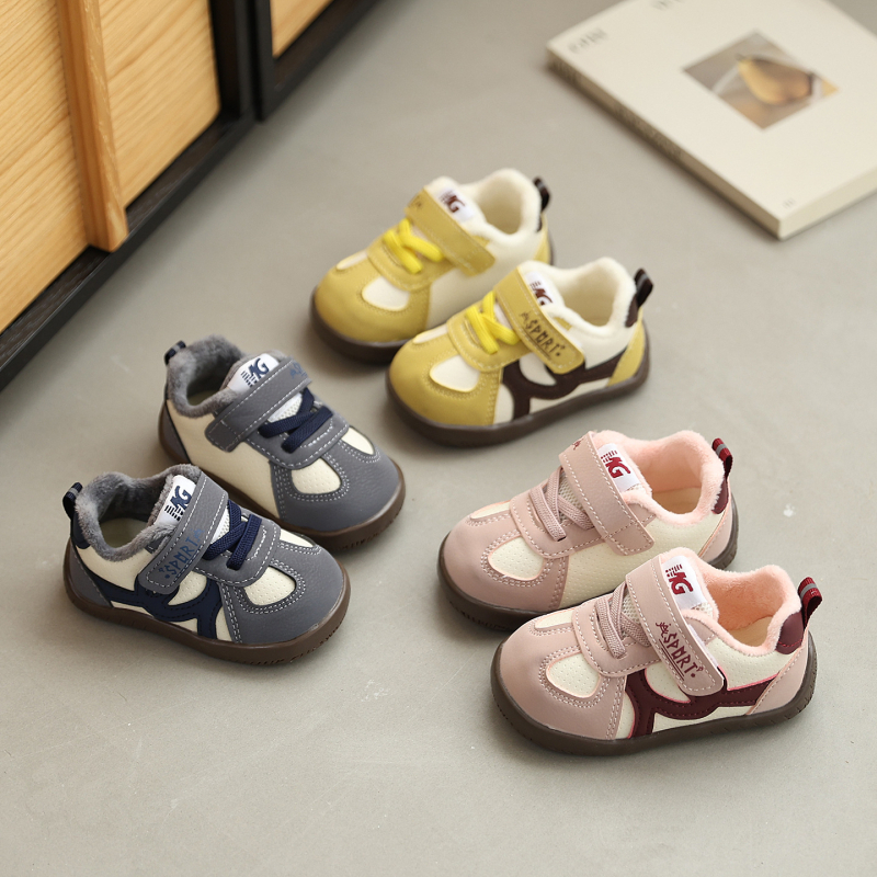 Zimske tenisice za bebe s mekanom potplatom, unisex, tople pamučne cipele