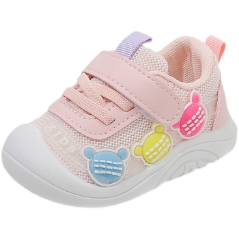 Unisex dječje tenisice za bebe i malu djecu, Velcro zatvarač, protuklizna potplat, mrežaste casual tenisice, uzrast 6–36 mjeseci, proljeće 2025