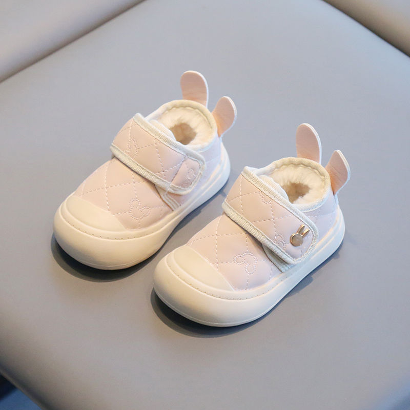 Férfi kisgyermekek téli cipői, felsőrész műbőr, csúszásmentes talp, melegen tartó, 12–36 hónap közötti korosztály számára