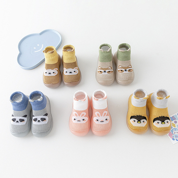 Dječje čarape‑cipele, prozračne, pamuk gornji dio, životinjski uzorak, za djecu 12–48 mjeseci