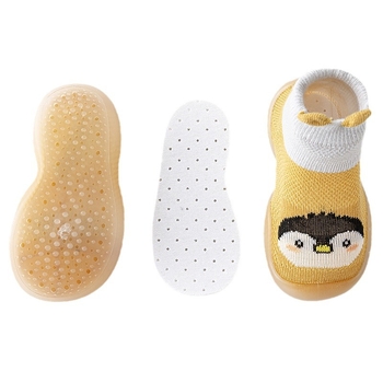 Dječje čarape‑cipele, prozračne, pamuk gornji dio, životinjski uzorak, za djecu 12–48 mjeseci