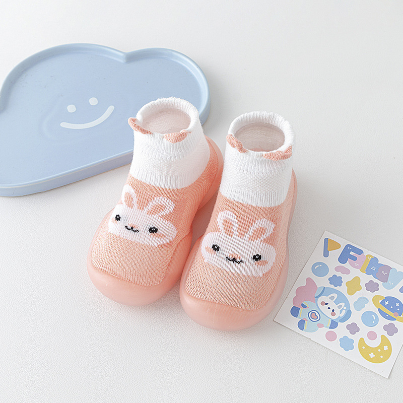 Dječje čarape‑cipele, prozračne, pamuk gornji dio, životinjski uzorak, za djecu 12–48 mjeseci