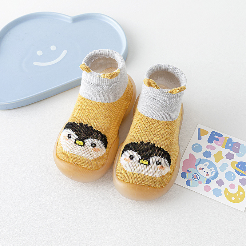 Dječje čarape‑cipele, prozračne, pamuk gornji dio, životinjski uzorak, za djecu 12–48 mjeseci