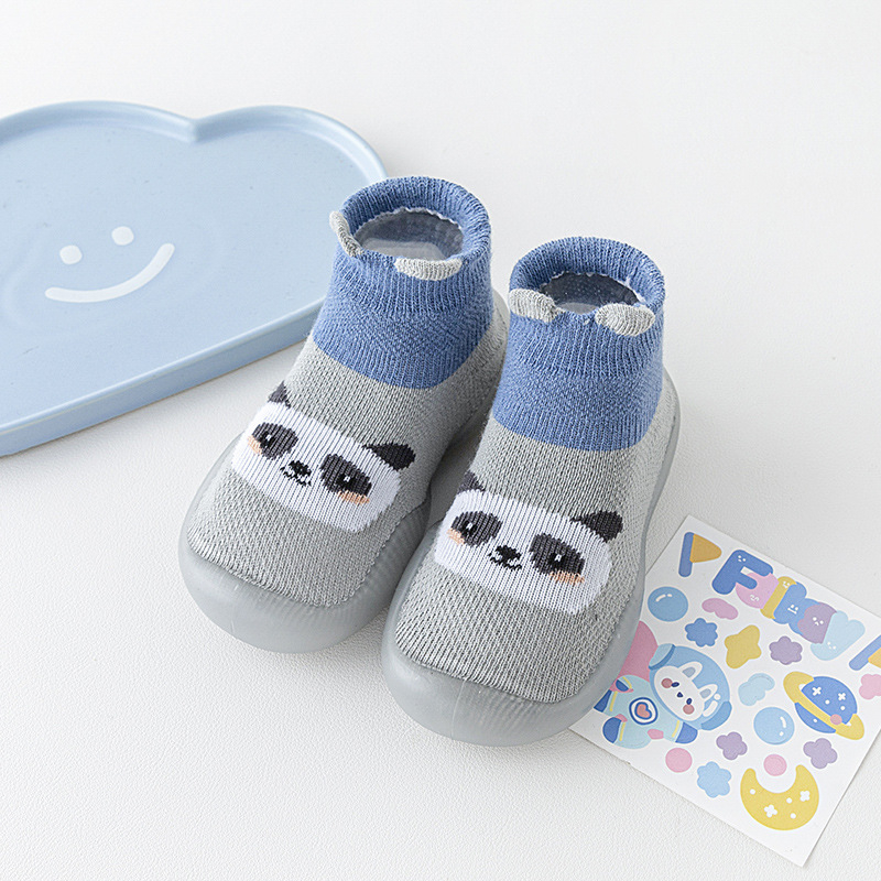 Dječje čarape‑cipele, prozračne, pamuk gornji dio, životinjski uzorak, za djecu 12–48 mjeseci
