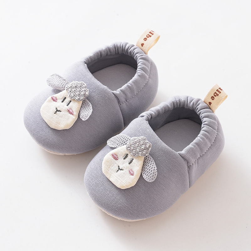 Detské plátené topánky s vyšívaným Little Bear, bavlna, unisex, 6–12 mesiacov