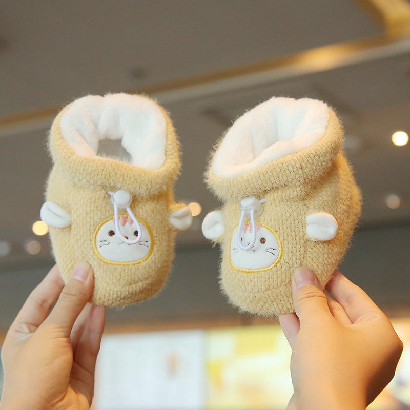 Dječje cipele zimi, velur gornji dio, unisex, crtani stil, 12–36 mjeseci