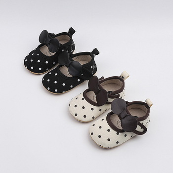 Pantofi de prințesă pentru fetițe, partea superioară din bumbac respirantă, talpă moale antiderapantă, închidere Velcro, pentru 12–48 de luni, primăvară și toamnă