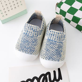 Gyerekeknek készült légáteresztő hálós futócipő, 1–3 éveseknek, alacsony szár, TPE talp, beltéri sportcipő