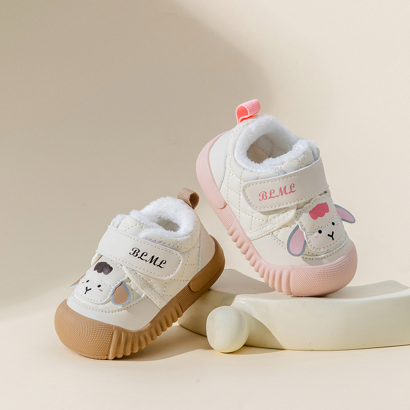 Cipele za djecu predškolske dobi s Velcro kopčom, koža od mikrovlaknaste kože, niski vrh, zima 2025 – protuklizne, tople, otporne na habanje, za dob 12–36 mjeseci, unisex