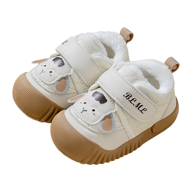 Cipele za djecu predškolske dobi s Velcro kopčom, koža od mikrovlaknaste kože, niski vrh, zima 2025 – protuklizne, tople, otporne na habanje, za dob 12–36 mjeseci, unisex