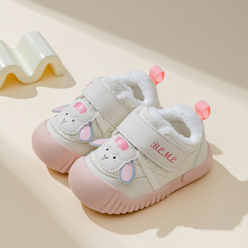 Cipele za djecu predškolske dobi s Velcro kopčom, koža od mikrovlaknaste kože, niski vrh, zima 2025 – protuklizne, tople, otporne na habanje, za dob 12–36 mjeseci, unisex