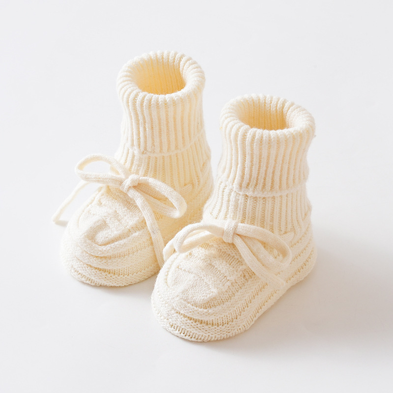 Dječje čarape za hodanje, pletene, debele, 70% poliester, srednja duljina čarape, unisex, uzrast 1–3 godine