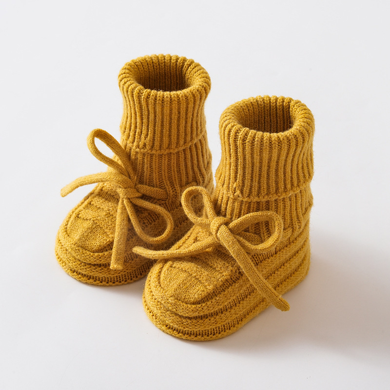 Dječje čarape za hodanje, pletene, debele, 70% poliester, srednja duljina čarape, unisex, uzrast 1–3 godine