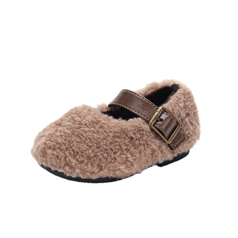 Žieminiai bateliai mergaitei su pūkiniu viršumi, šilta ir kvėpuojanti, neslystantis pada, Velcro užsegimas, žemas viršus, 12-36 mėn