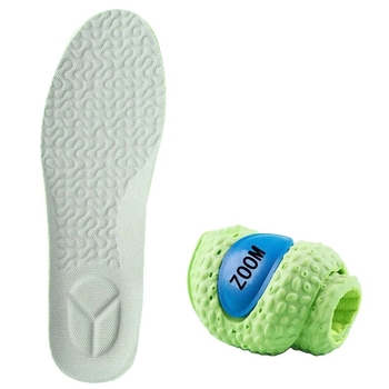 Légáteresztő teljes talpbetét – szagtalanító, PU+szövet, ütéscsillapítás, sportcipők, bőr és bakancs – Uniszex