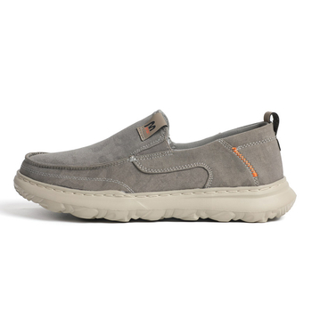 Muške platnene slip-on tenisice, prozračne, otporne na habanje, color-block uzorak, niski gornji dio, EVA đon