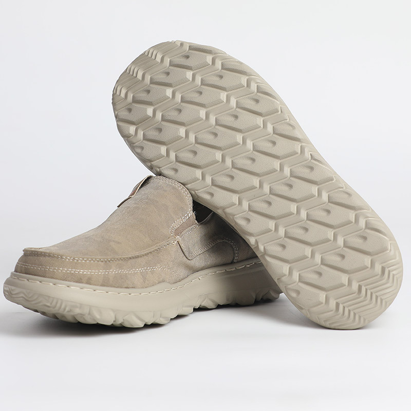 Muške platnene slip-on tenisice, prozračne, otporne na habanje, color-block uzorak, niski gornji dio, EVA đon