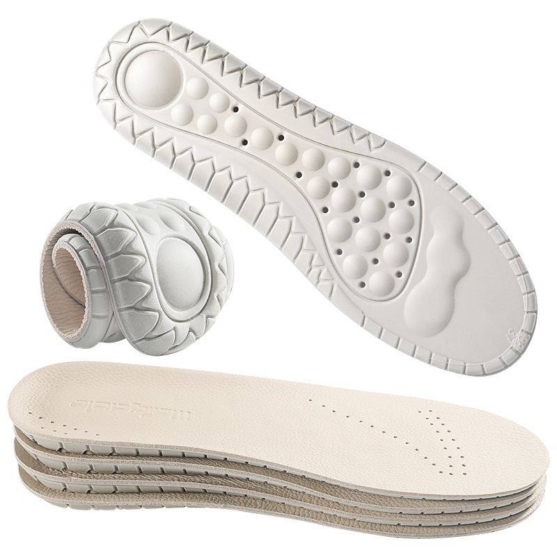 Uložak od prave kože i lateksa, odvlažuje vlagu, cijela uložak, unisex, pogodan za sportske cipele, kožne cipele, čizme, casual, posao