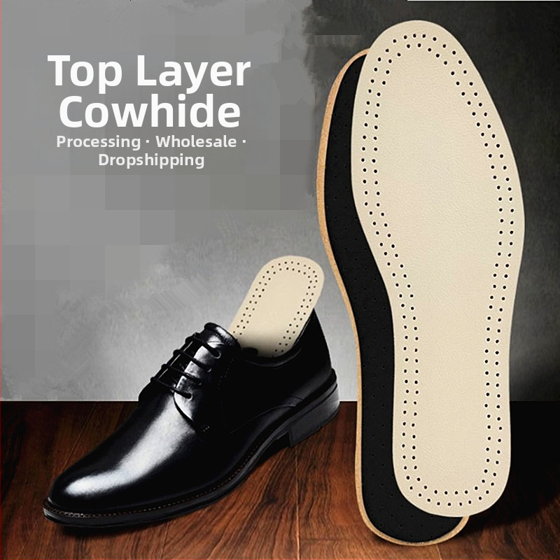 Marhabőr talpbetét, latex ütéscsillapító réteg, teljes talp, légáteresztő, szagtalanító, uniszex, sportcipőkhöz, bőrcipőkhöz, bakancsokhoz, hétköznapi lábbelikhez, minden évszakban