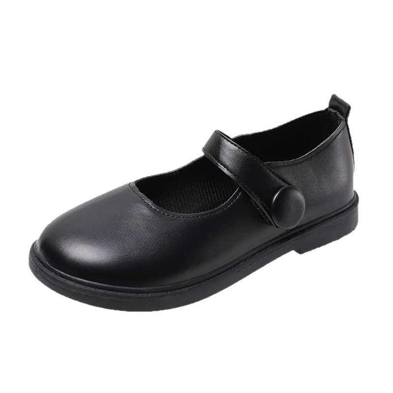 Mary Jane cipele s Velcro zatvaračem, PU gornji dio, gumena potplat, visina peta 3–6 cm