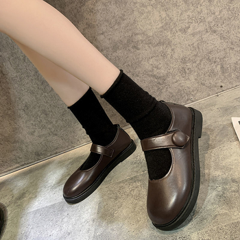 Pantofi dama din piele, vârf rotund, partea superioară din bumbac, model craniu, închidere Velcro, talpă din cauciuc