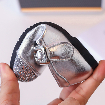 Dječje cipele u stilu princeze s Velcro zatvaranjem, gornji dio od mikrovlakana, đon od gume, prozračne i protuklizne, za uzrast 1–6 godina, pogodne za proljeće i jesen