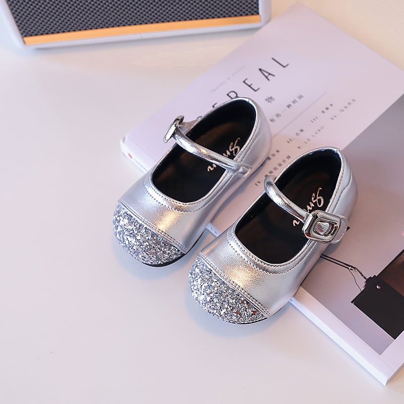 Dječje cipele u stilu princeze s Velcro zatvaranjem, gornji dio od mikrovlakana, đon od gume, prozračne i protuklizne, za uzrast 1–6 godina, pogodne za proljeće i jesen