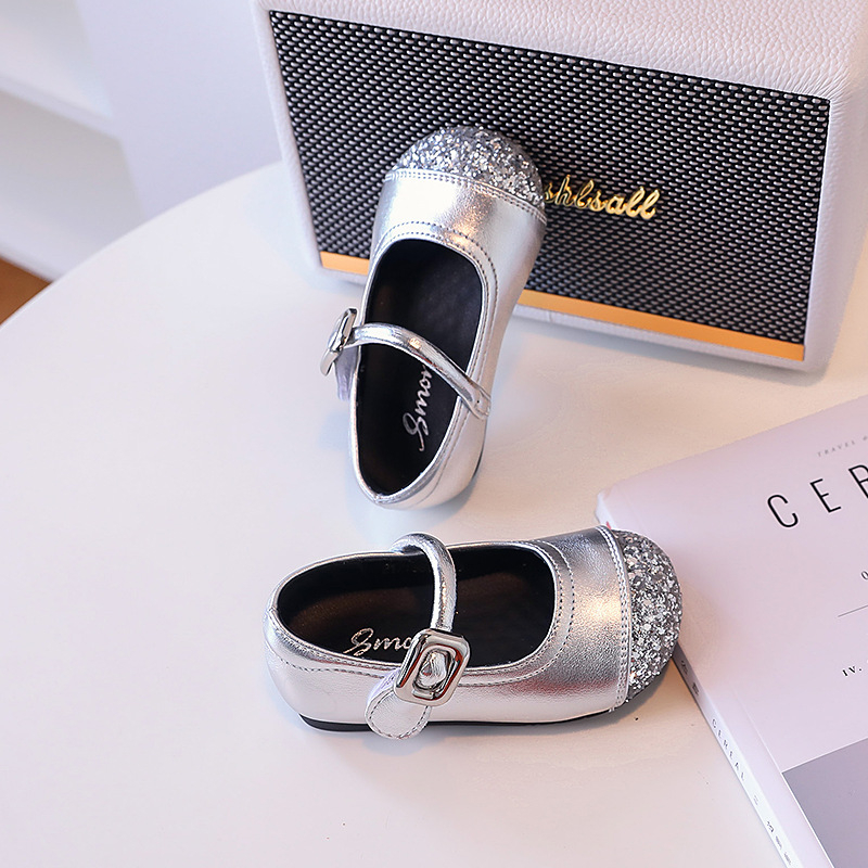 Dječje cipele u stilu princeze s Velcro zatvaranjem, gornji dio od mikrovlakana, đon od gume, prozračne i protuklizne, za uzrast 1–6 godina, pogodne za proljeće i jesen