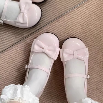 Παπούτσια Mary Jane, στρογγυλή μύτη, PU επάνω μέρος, χαμηλό τακούνι (<3 εκ), σόλα από καουτσούκ, άνοιγμα μέτριο (7–11 εκ)