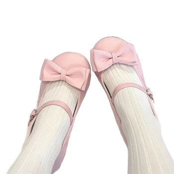 Παπούτσια Mary Jane, στρογγυλή μύτη, PU επάνω μέρος, χαμηλό τακούνι (<3 εκ), σόλα από καουτσούκ, άνοιγμα μέτριο (7–11 εκ)