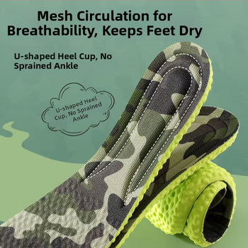 Sport talpbetét EVA: ultra puha, ütéscsillapítás, szagellenőrzés, légáteresztő, uniszex