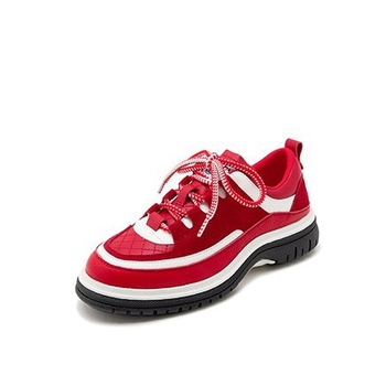 Ženske tenisice za svakodnevnu upotrebu s skrivenim 7 cm povećanjem visine, mrežasto gornje, debeli gumeni đon, prednje vezanje, okrugli vrh