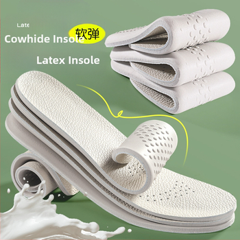 Talpabetét tehénbőr-latex anyagból, modell P403, teljes talpbetét, uniszex, minden évszakra