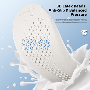 Talpabetét tehénbőr-latex anyagból, modell P403, teljes talpbetét, uniszex, minden évszakra