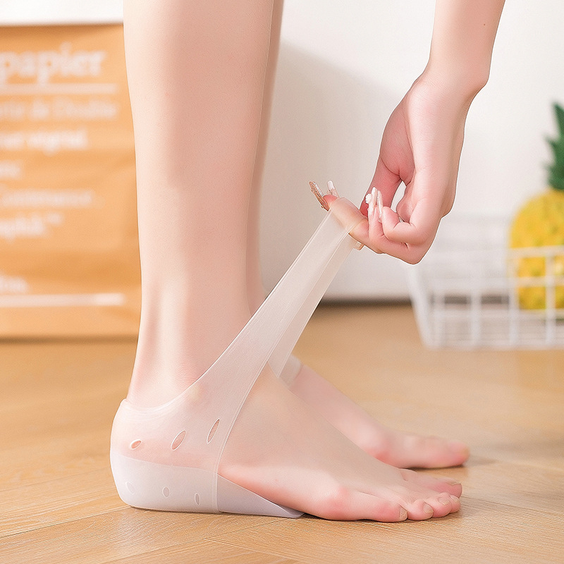 Magasságot növelő talpbetét, láthatatlan belső emeléssel, hétpontos boltozat, SEBS, uniszex, alkalmas sportcipőkhöz, bőr cipőkhöz, bakancsokhoz